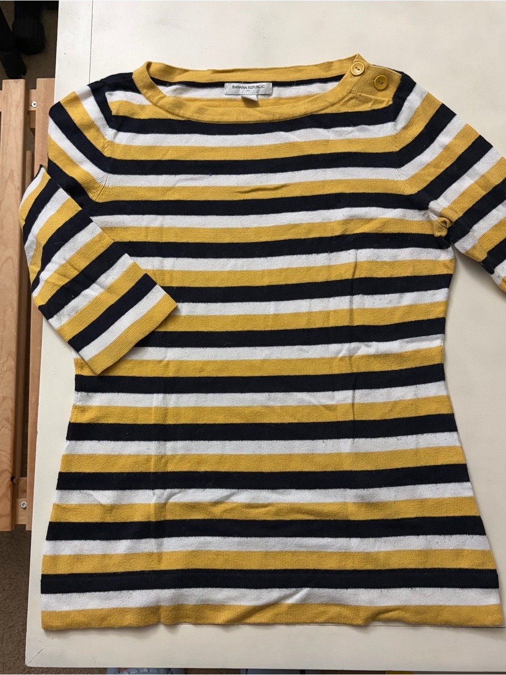 banana republic striped shirt